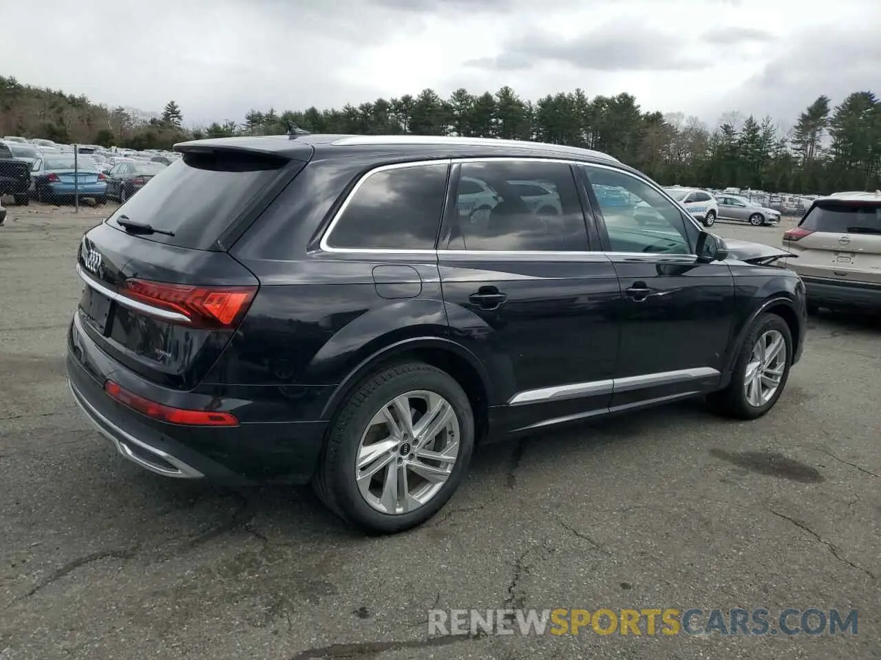 3 fotografías del automóvil dañado WA1AXAF76MD016948 AUDI Q7 2021