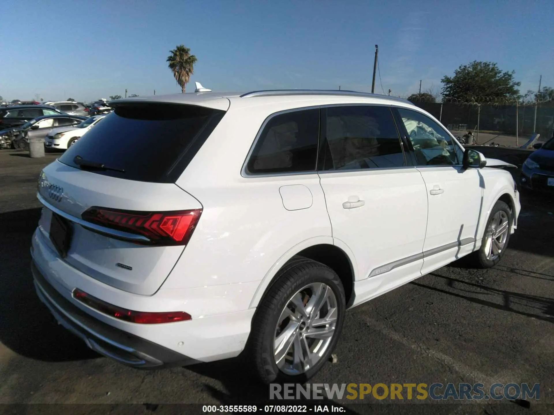 4 fotografías del automóvil dañado WA1AXAF76MD041316 AUDI Q7 2021