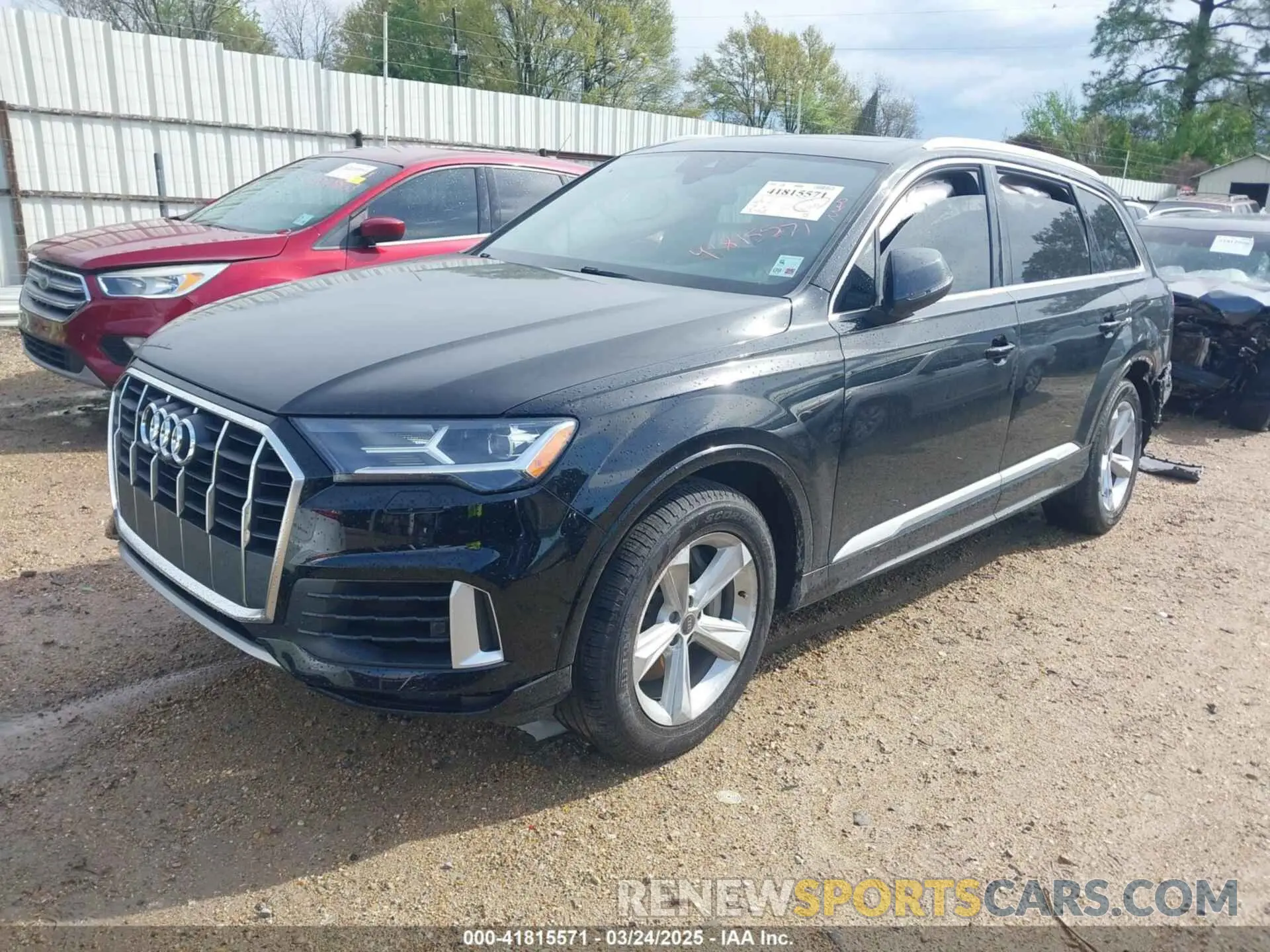 2 fotografías del automóvil dañado WA1AXAF77MD033371 AUDI Q7 2021