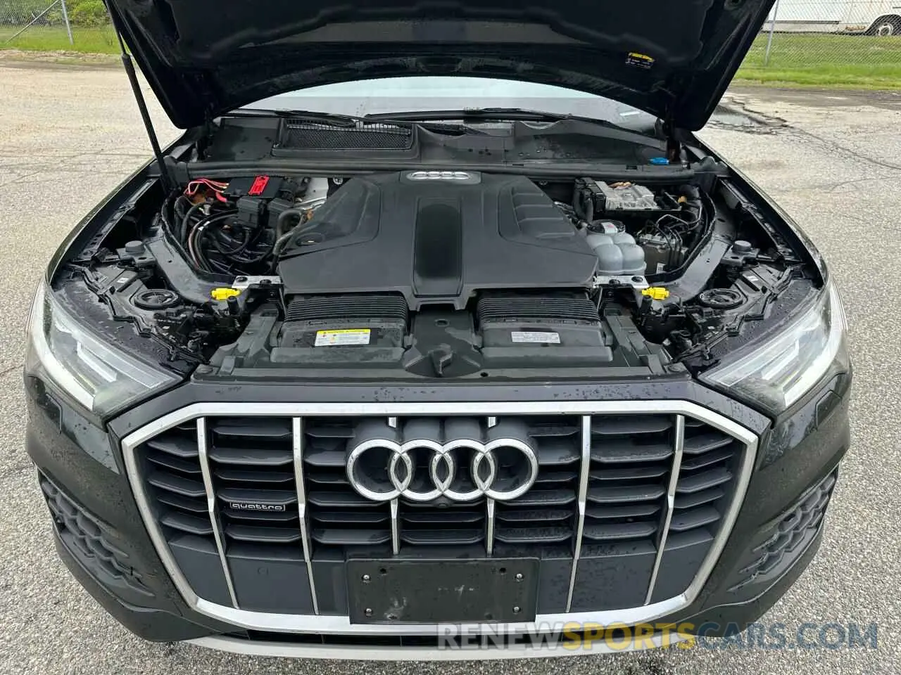 7 fotografías del automóvil dañado WA1LJAF70MD013666 AUDI Q7 2021