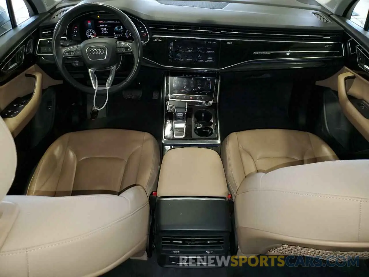 8 fotografías del automóvil dañado WA1LJAF71MD027642 AUDI Q7 2021