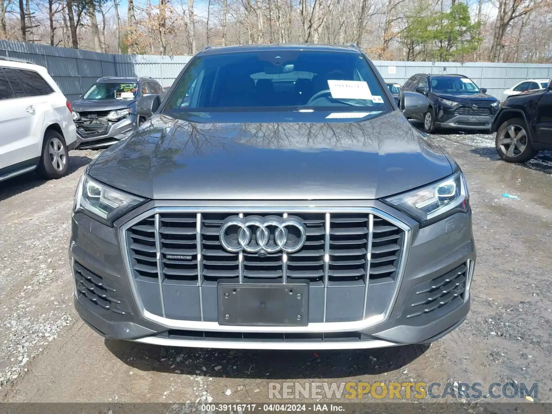 12 fotografías del automóvil dañado WA1LJAF74MD035329 AUDI Q7 2021
