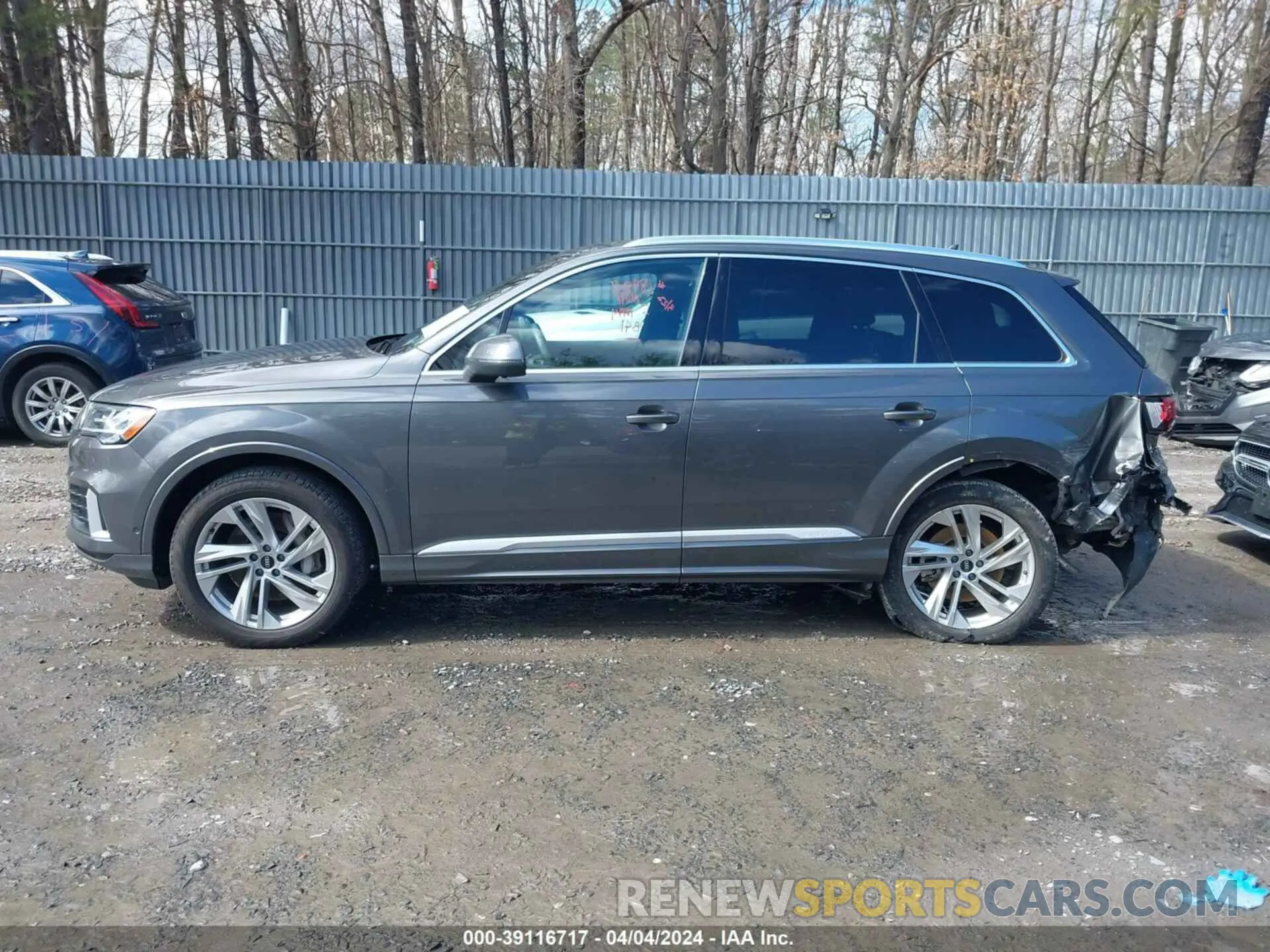 14 fotografías del automóvil dañado WA1LJAF74MD035329 AUDI Q7 2021