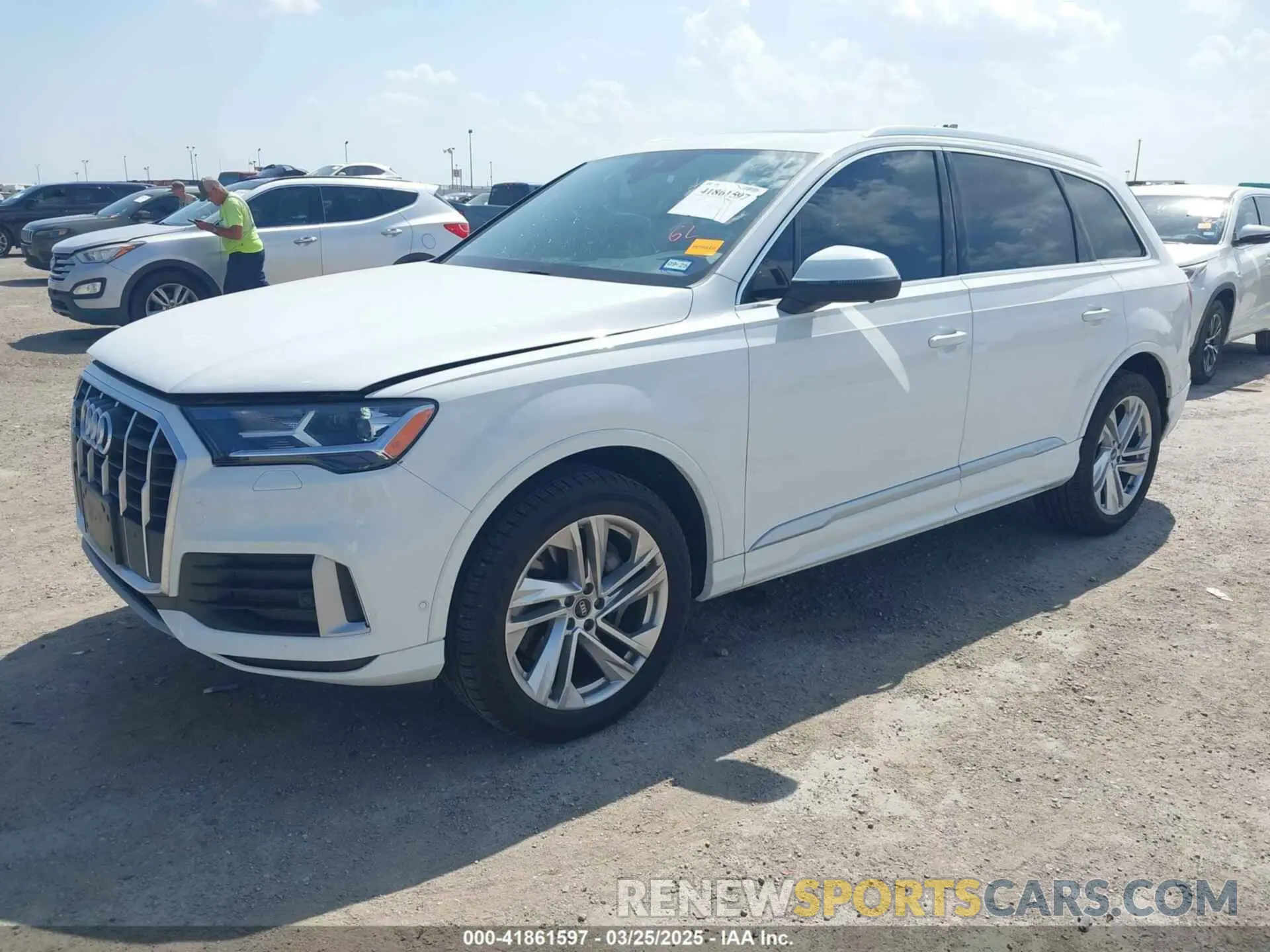 2 fotografías del automóvil dañado WA1LJAF76MD014837 AUDI Q7 2021