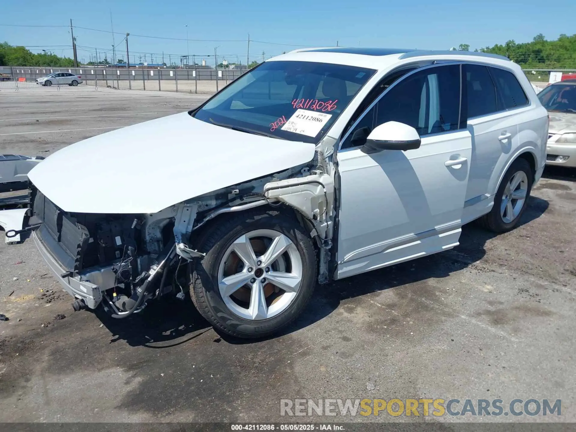 6 fotografías del automóvil dañado WA1LJAF78MD011440 AUDI Q7 2021