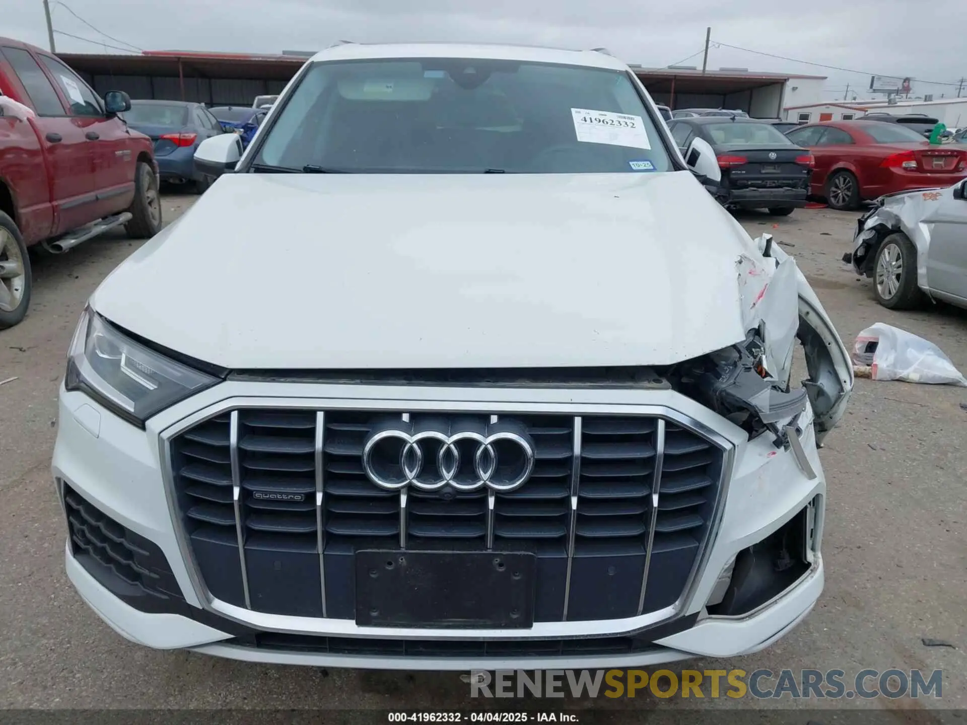 12 fotografías del automóvil dañado WA1LXAF71MD013285 AUDI Q7 2021