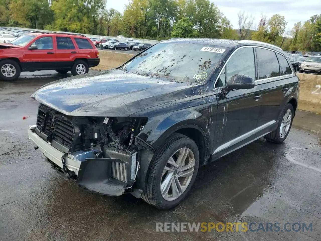 2 fotografías del automóvil dañado WA1LXAF72MD038101 AUDI Q7 2021