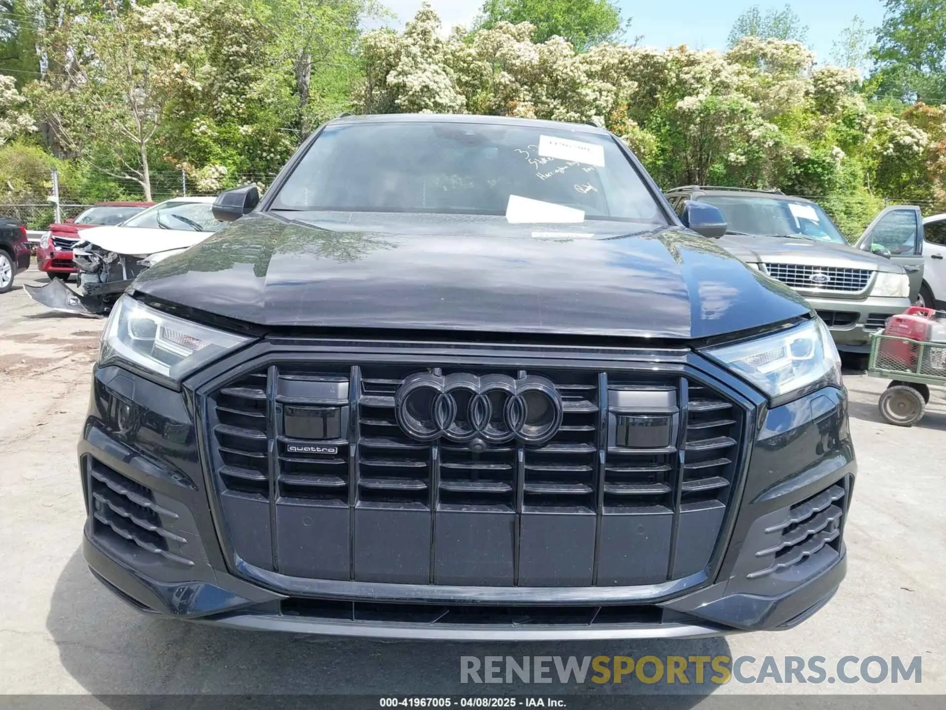 12 fotografías del automóvil dañado WA1LXAF74MD018111 AUDI Q7 2021