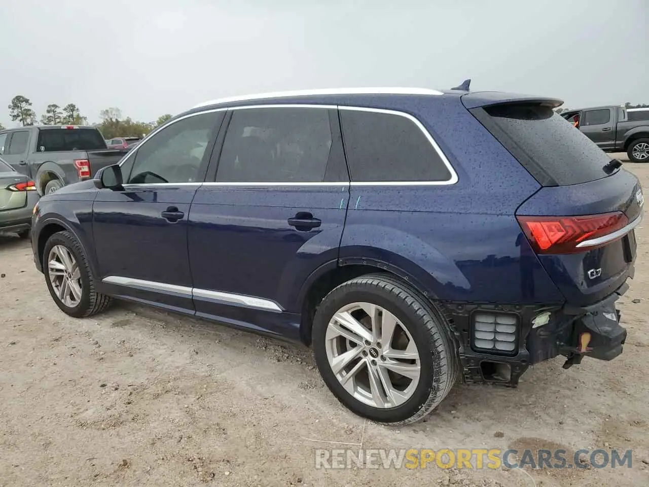 2 fotografías del automóvil dañado WA1LXAF75MD023463 AUDI Q7 2021