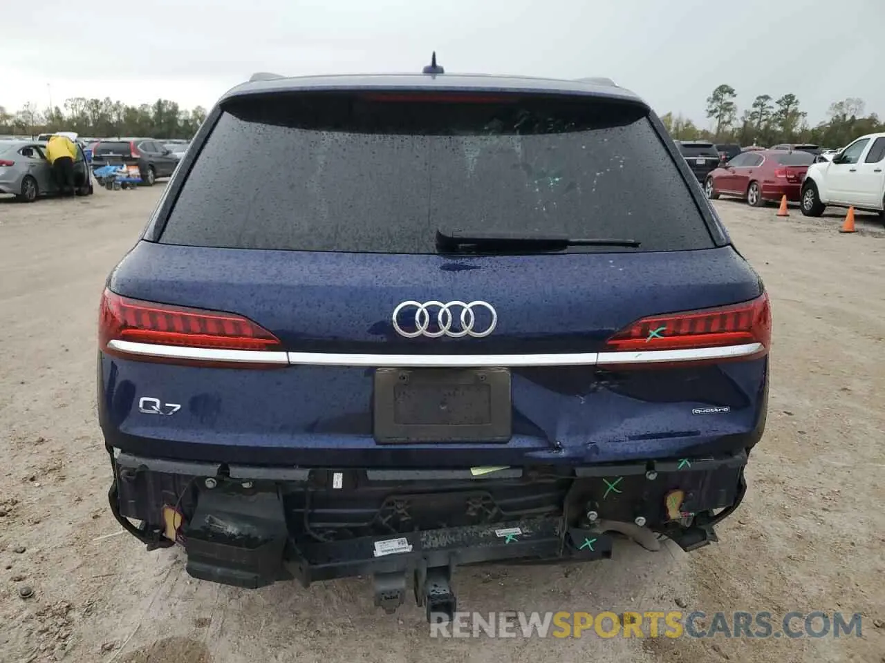 6 fotografías del automóvil dañado WA1LXAF75MD023463 AUDI Q7 2021