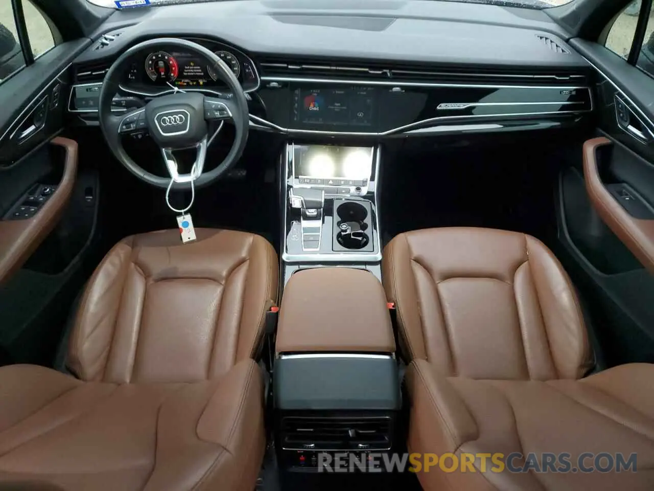 8 fotografías del automóvil dañado WA1LXAF75MD023463 AUDI Q7 2021