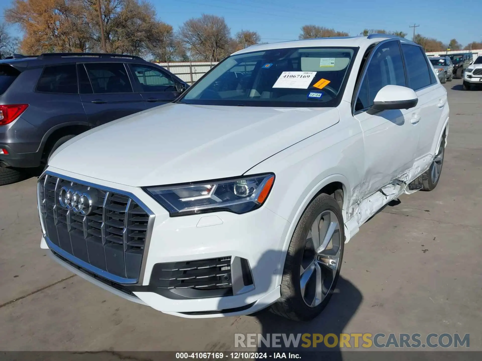 2 fotografías del automóvil dañado WA1LXAF77MD014974 AUDI Q7 2021
