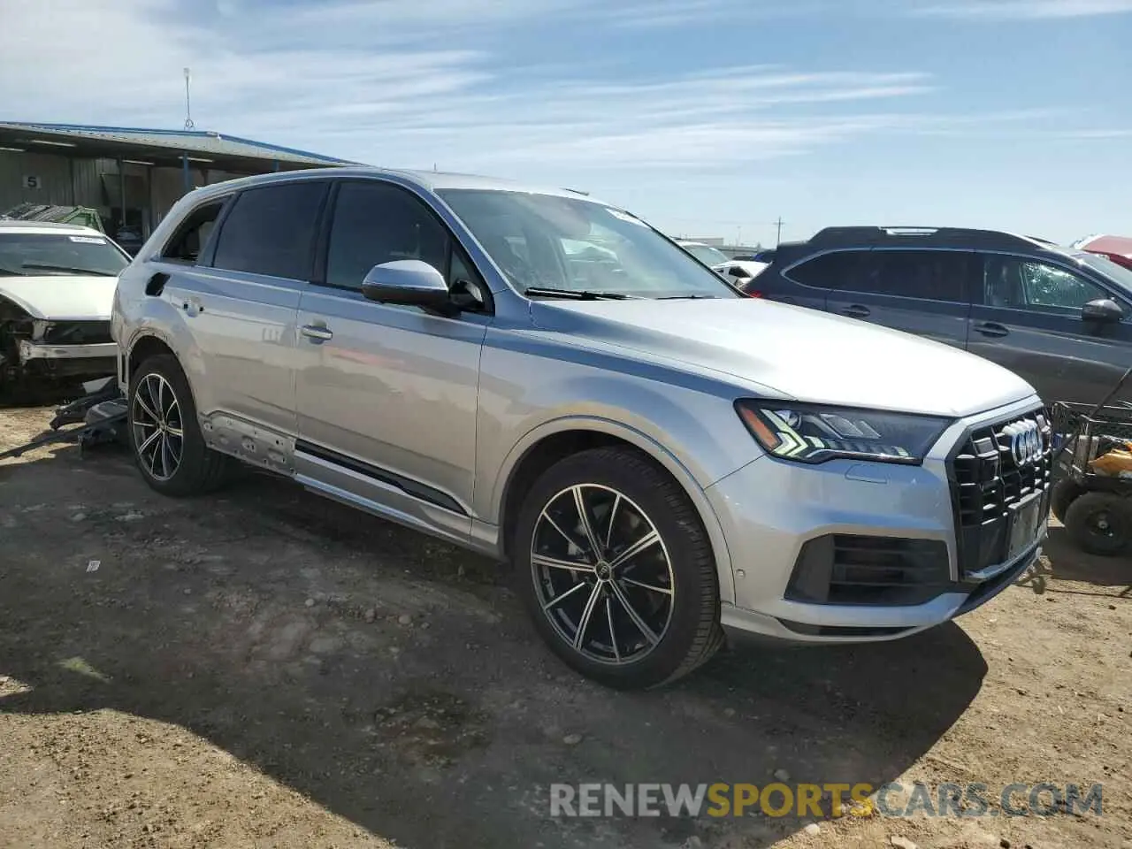 4 fotografías del automóvil dañado WA1LXAF78MD020041 AUDI Q7 2021