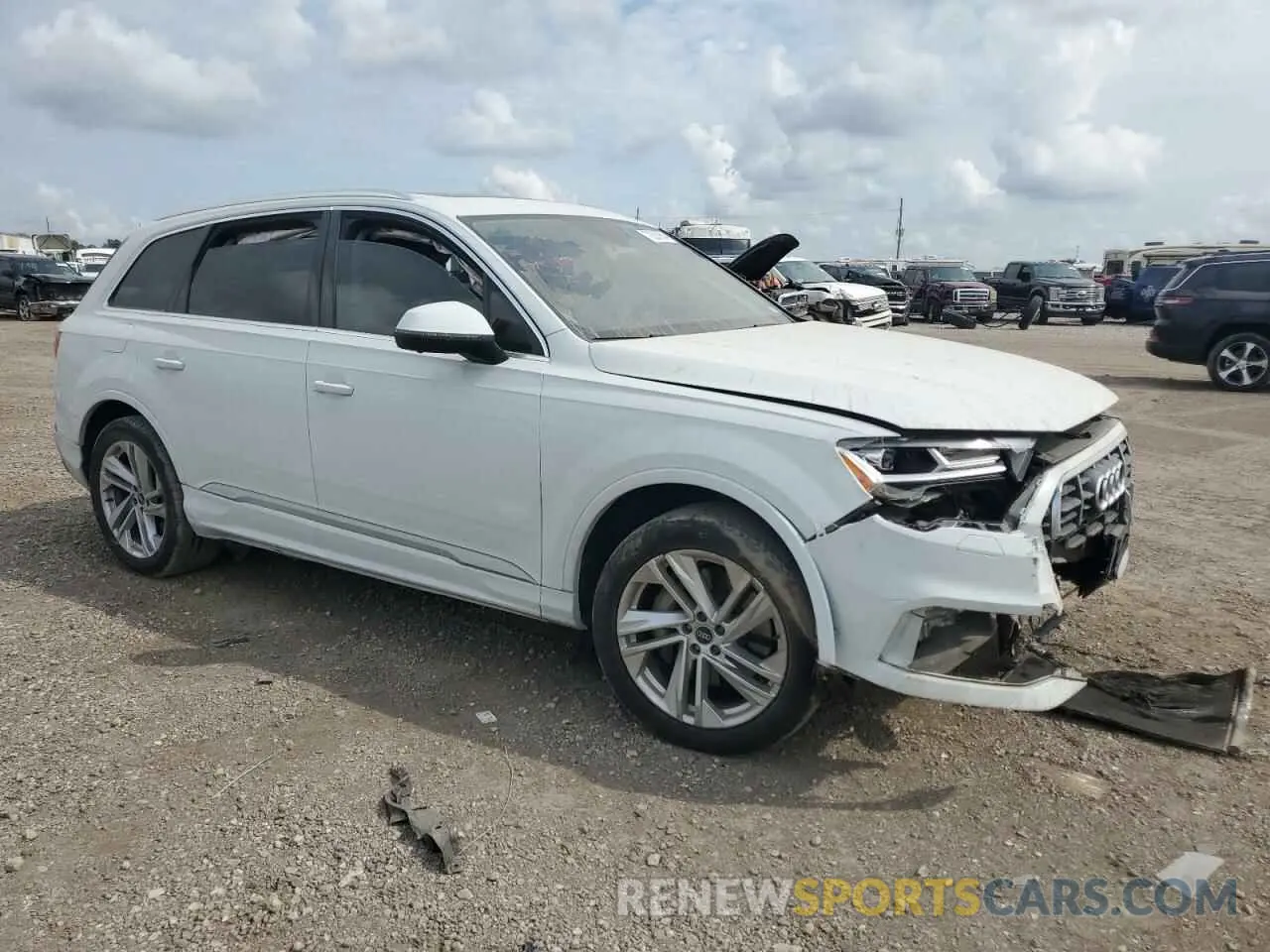 4 fotografías del automóvil dañado WA1LXAF78MD037728 AUDI Q7 2021