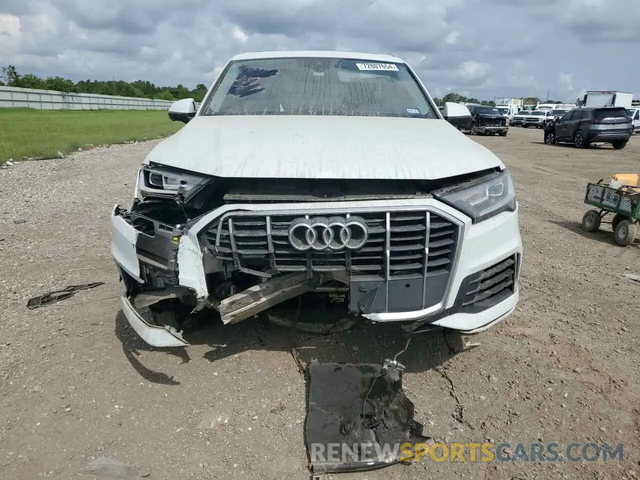 5 fotografías del automóvil dañado WA1LXAF78MD037728 AUDI Q7 2021