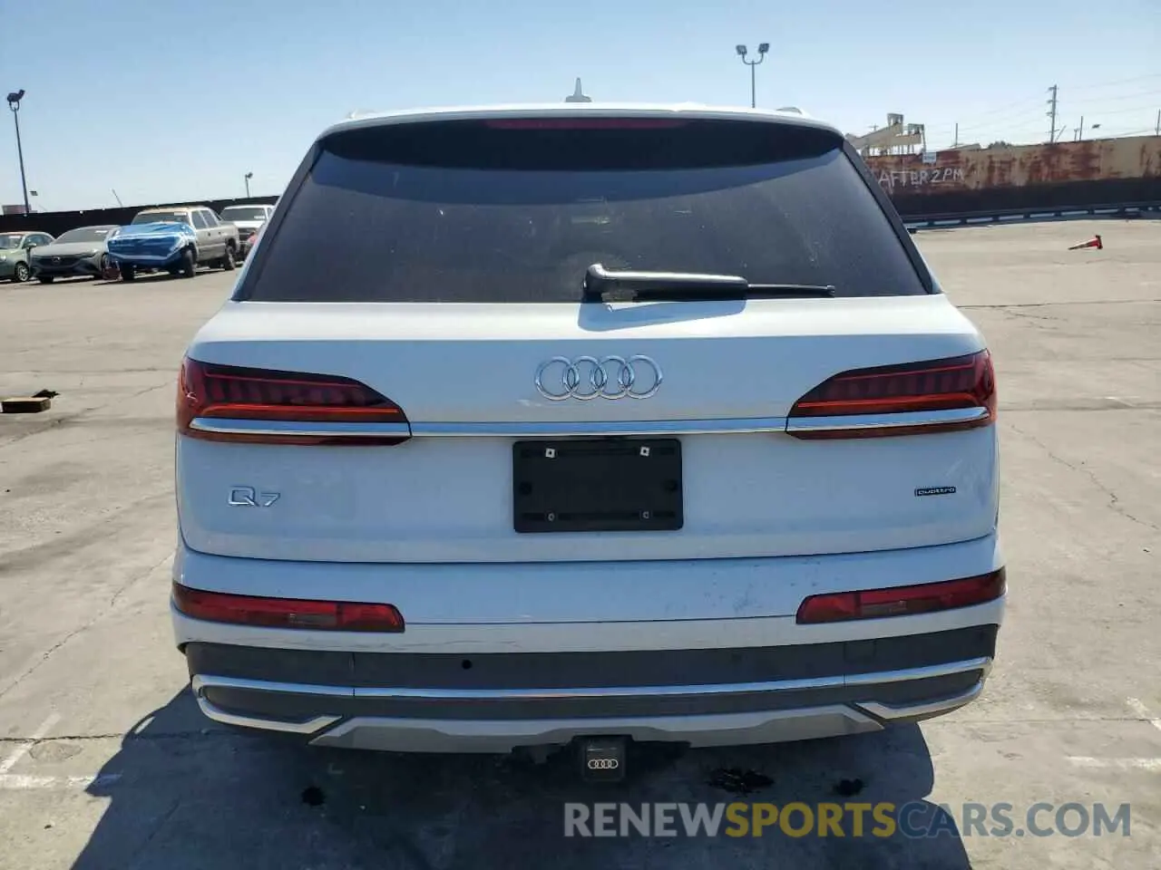 6 fotografías del automóvil dañado WA1LXAF7XMD016671 AUDI Q7 2021