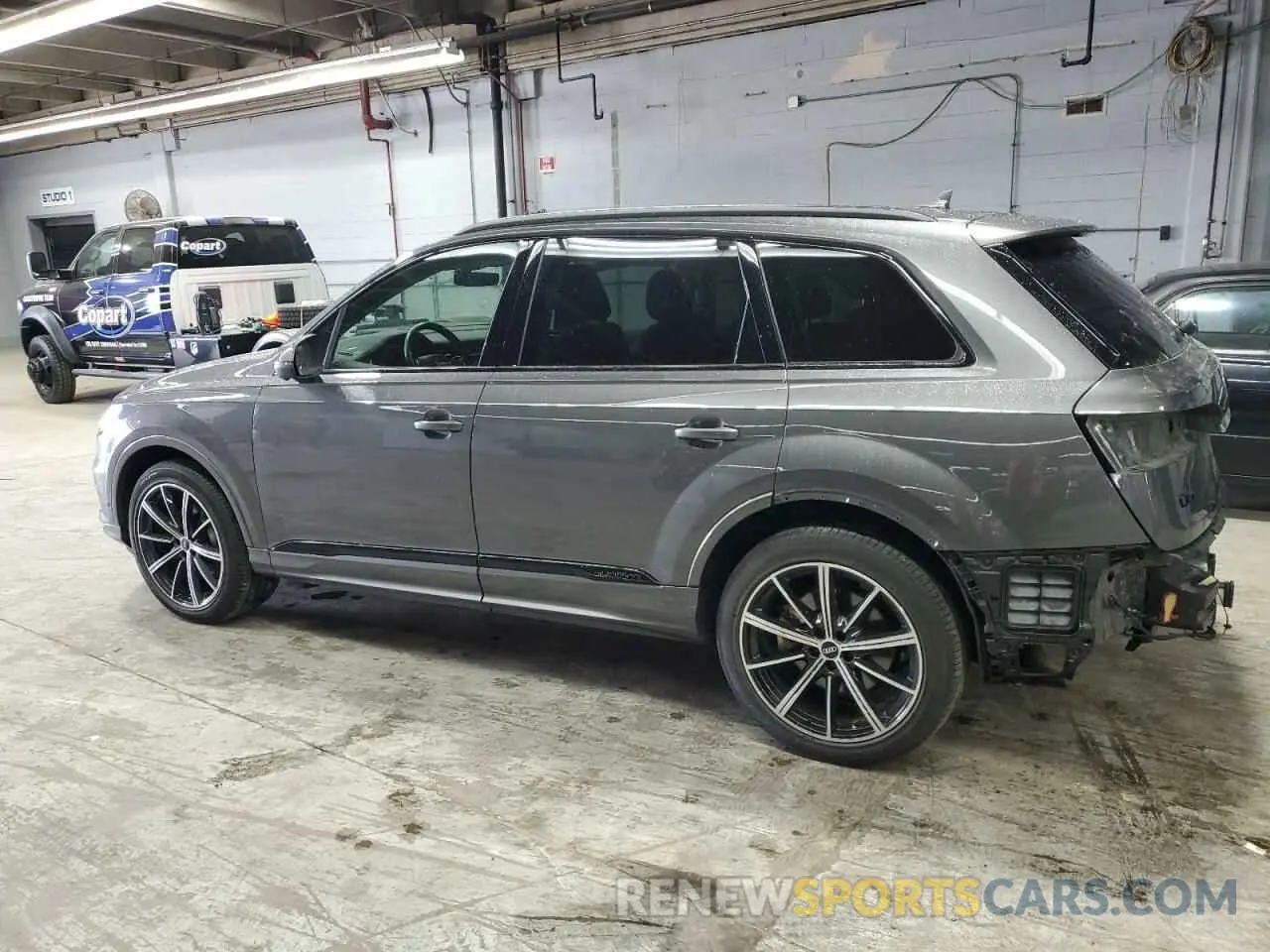 2 fotografías del automóvil dañado WA1LXAF7XMD035947 AUDI Q7 2021