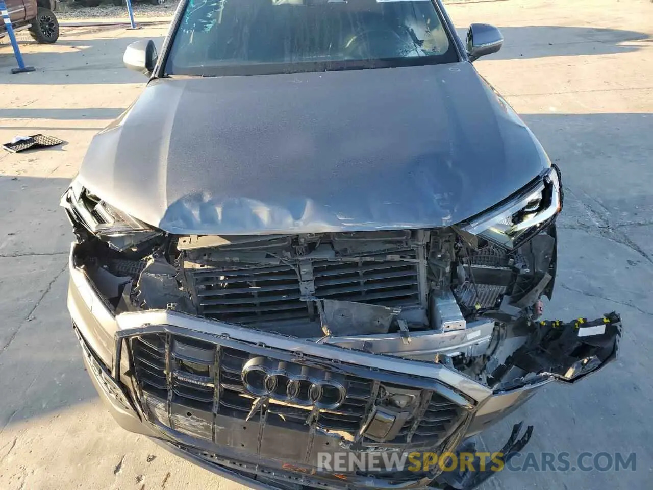 12 fotografías del automóvil dañado WA1LXAF7XMD036385 AUDI Q7 2021