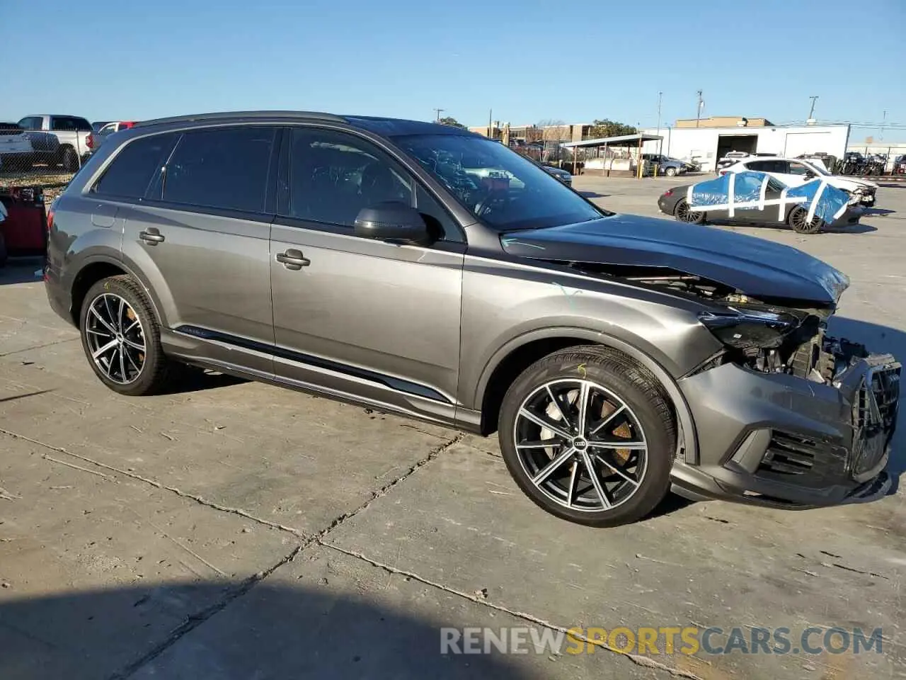 4 fotografías del automóvil dañado WA1LXAF7XMD036385 AUDI Q7 2021