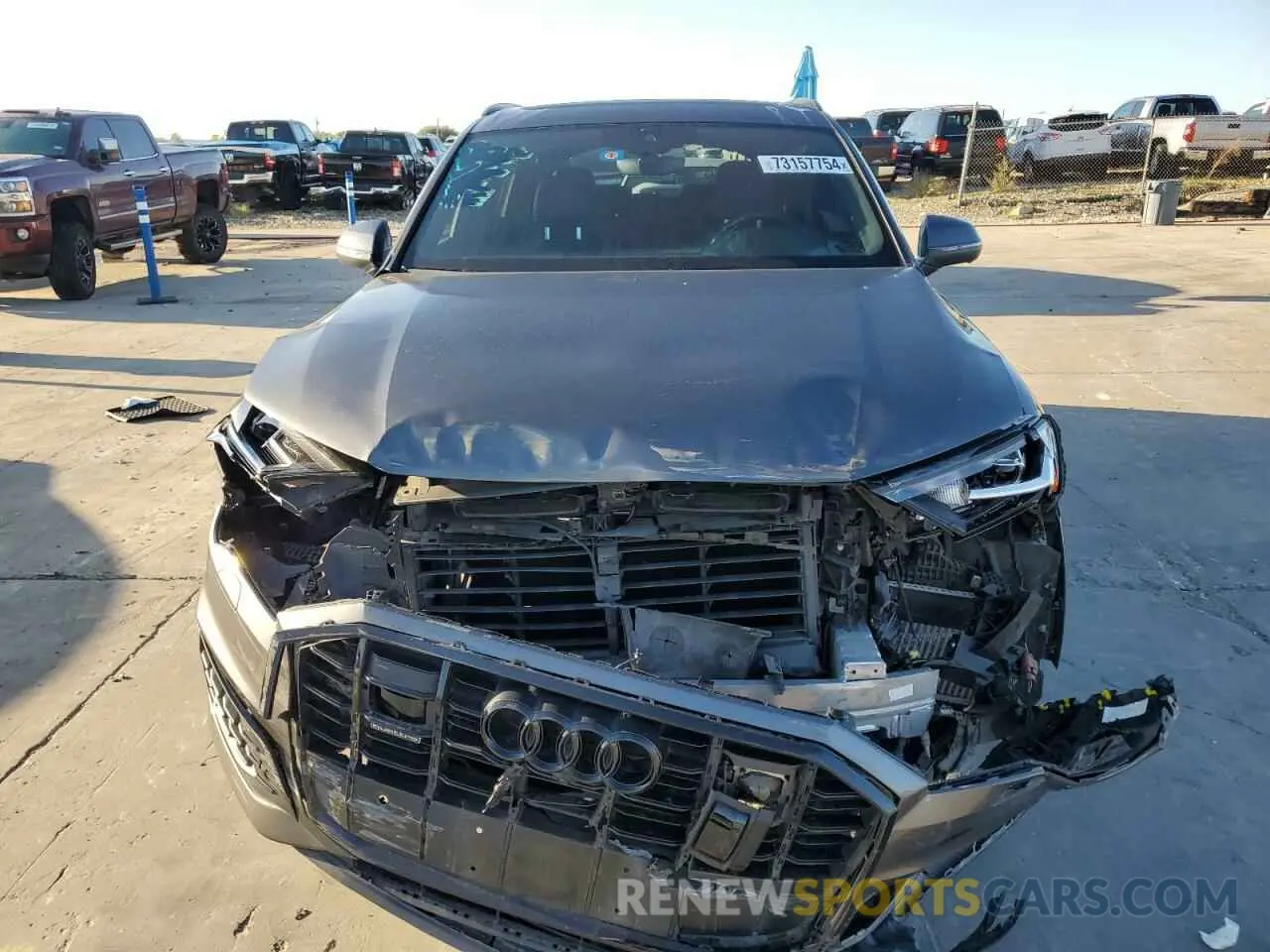 5 fotografías del automóvil dañado WA1LXAF7XMD036385 AUDI Q7 2021