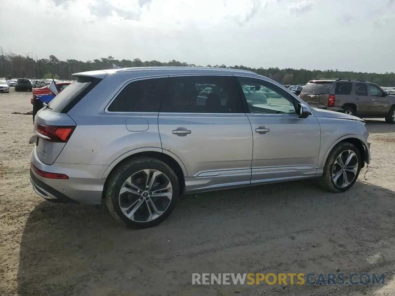 3 fotografías del automóvil dañado WA1LXAF7XMD041229 AUDI Q7 2021