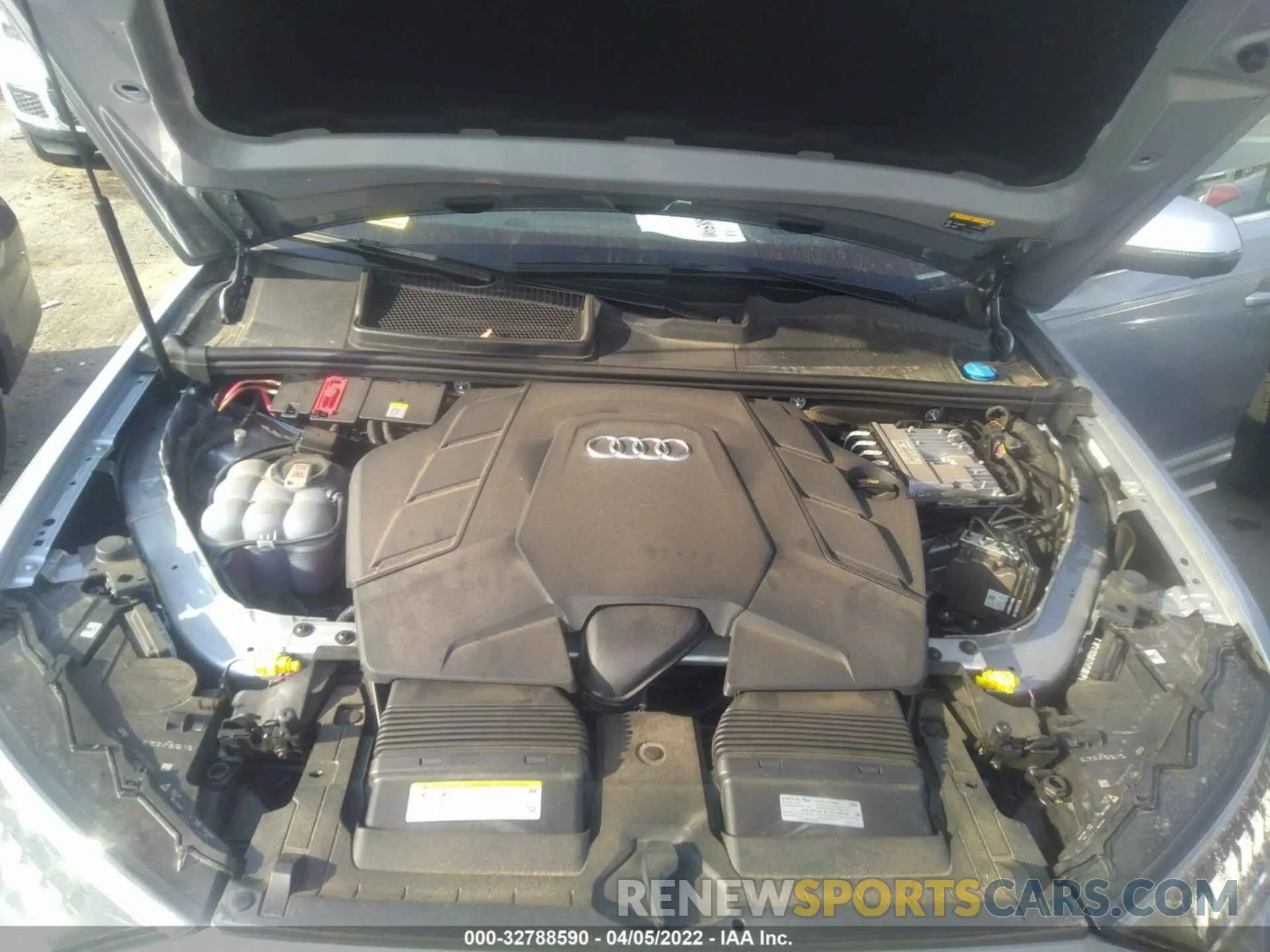 10 fotografías del automóvil dañado WA1VXAF70MD012413 AUDI Q7 2021