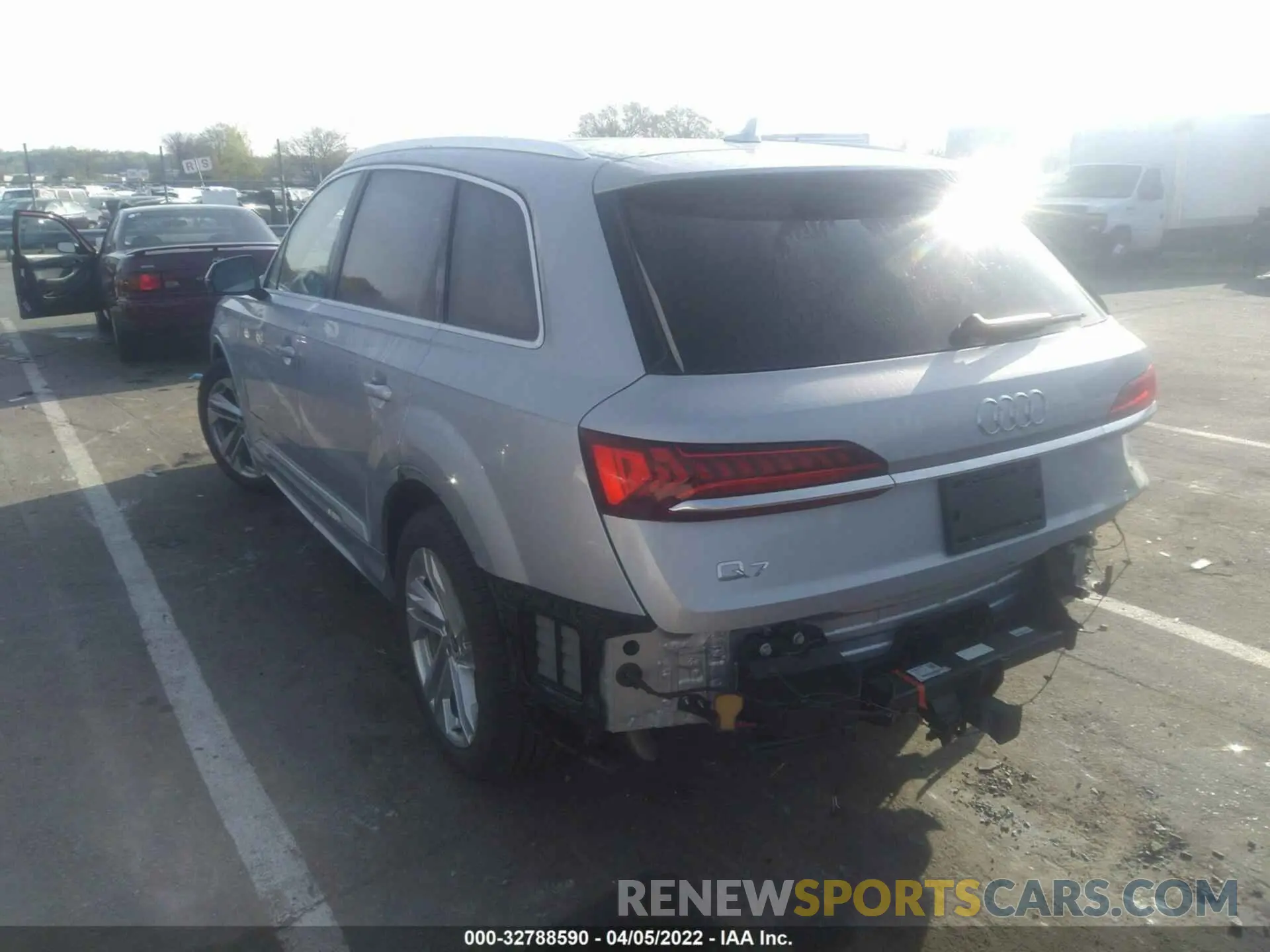 3 fotografías del automóvil dañado WA1VXAF70MD012413 AUDI Q7 2021