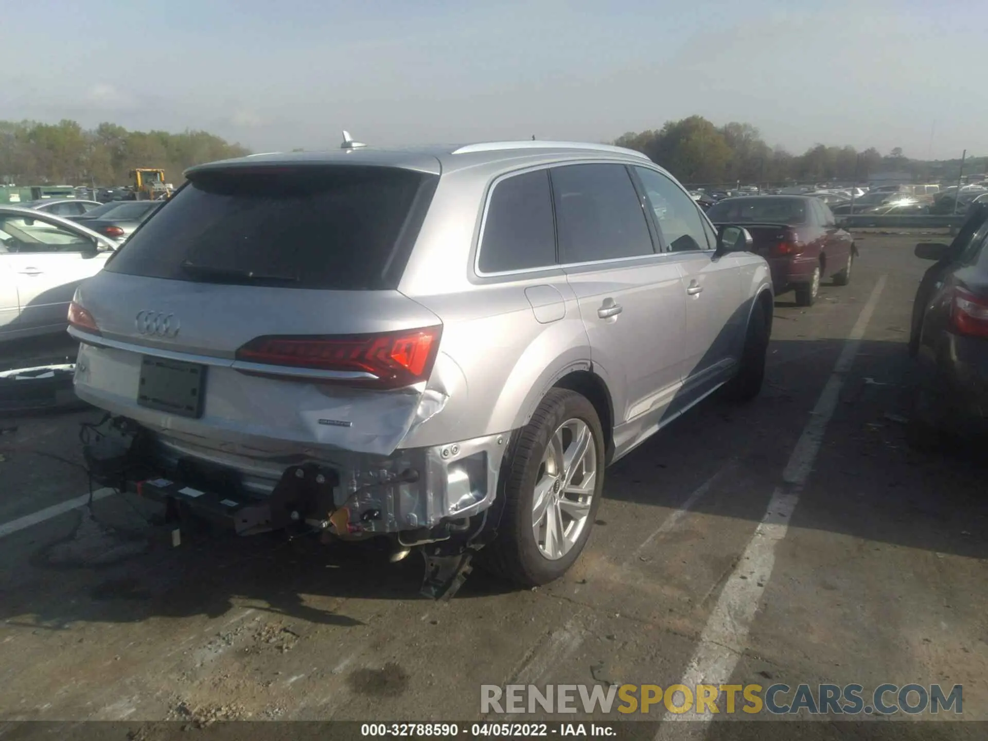 4 fotografías del automóvil dañado WA1VXAF70MD012413 AUDI Q7 2021