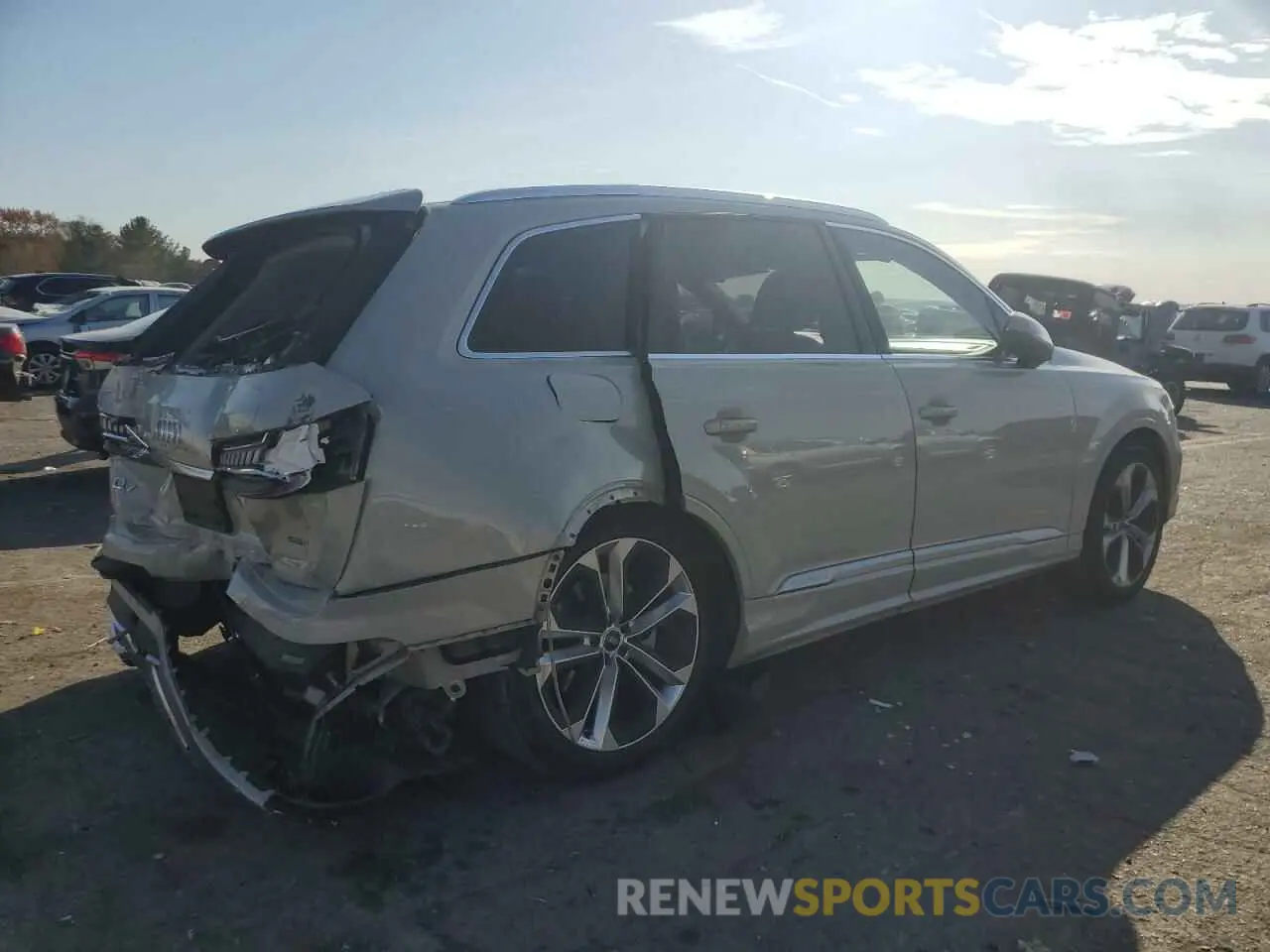 3 fotografías del automóvil dañado WA1VXAF71MD014316 AUDI Q7 2021