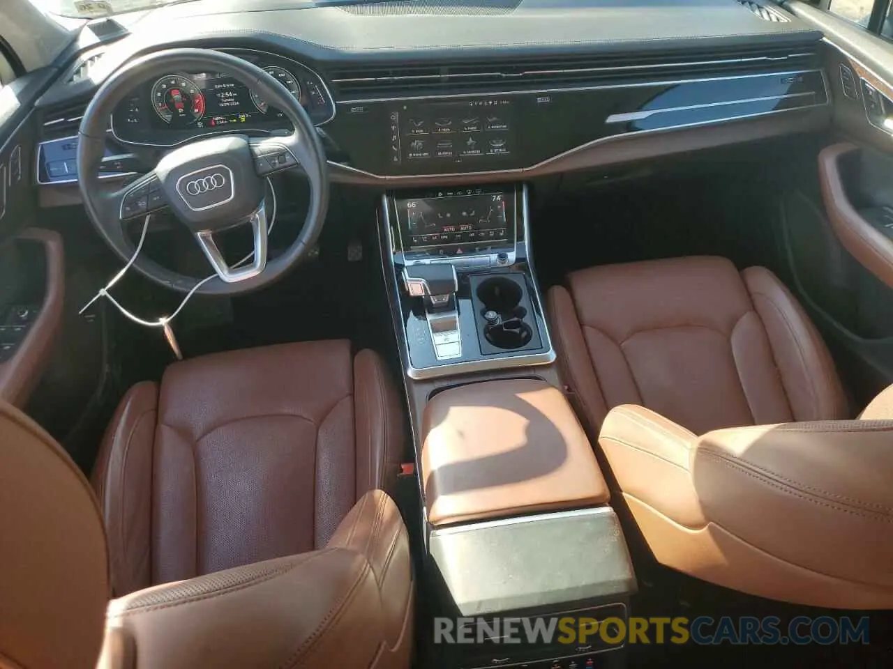 8 fotografías del automóvil dañado WA1VXAF71MD014316 AUDI Q7 2021