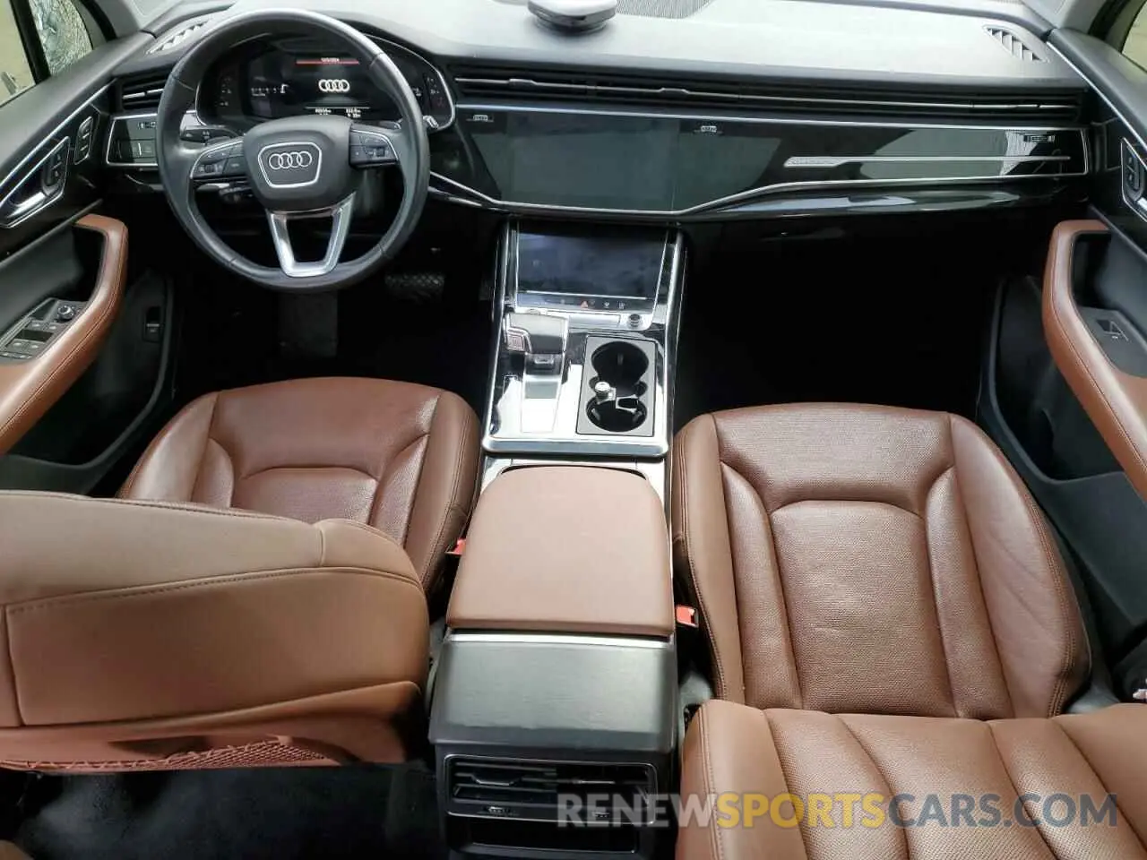 8 fotografías del automóvil dañado WA1VXAF73MD020750 AUDI Q7 2021