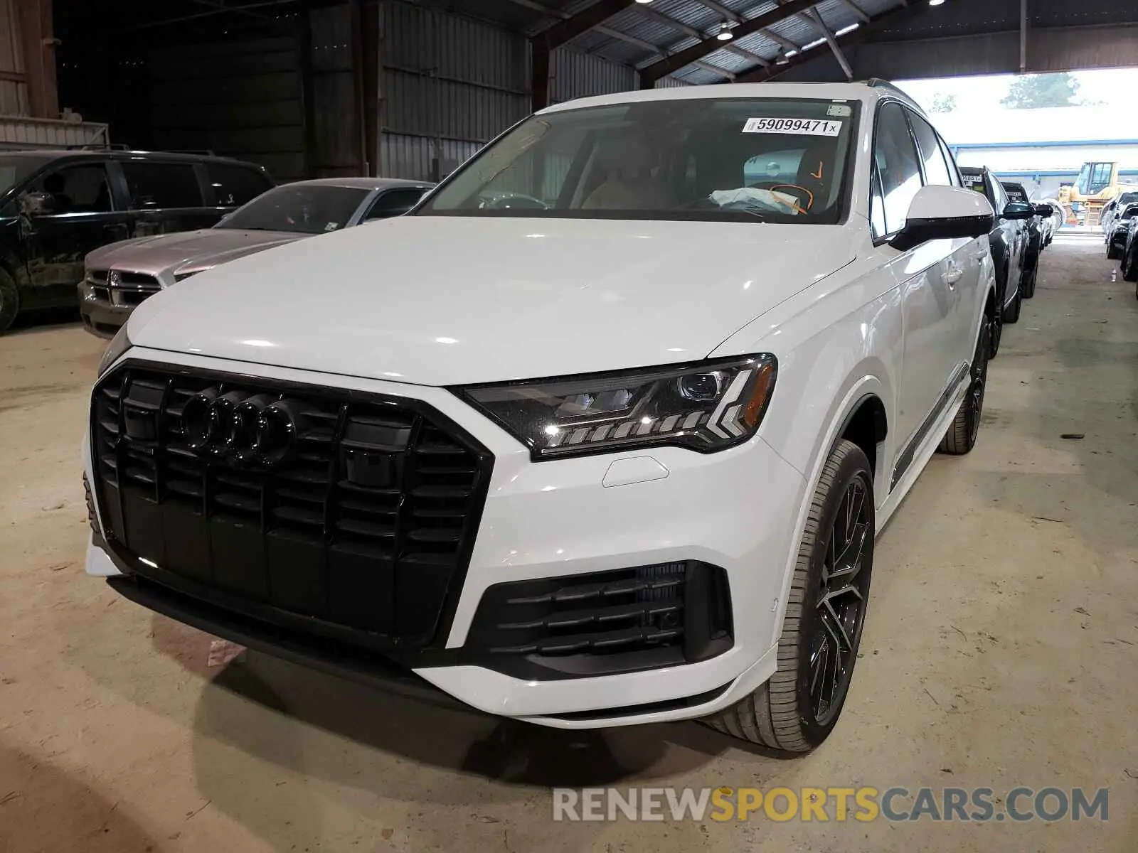 2 fotografías del automóvil dañado WA1VXAF73MD035118 AUDI Q7 2021