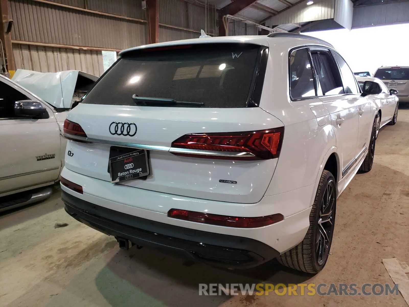 4 fotografías del automóvil dañado WA1VXAF73MD035118 AUDI Q7 2021