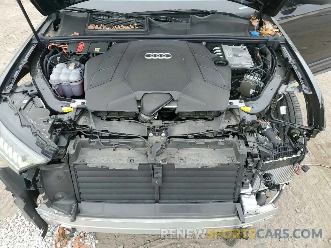14 fotografías del automóvil dañado WA1VXAF73MD039119 AUDI Q7 2021
