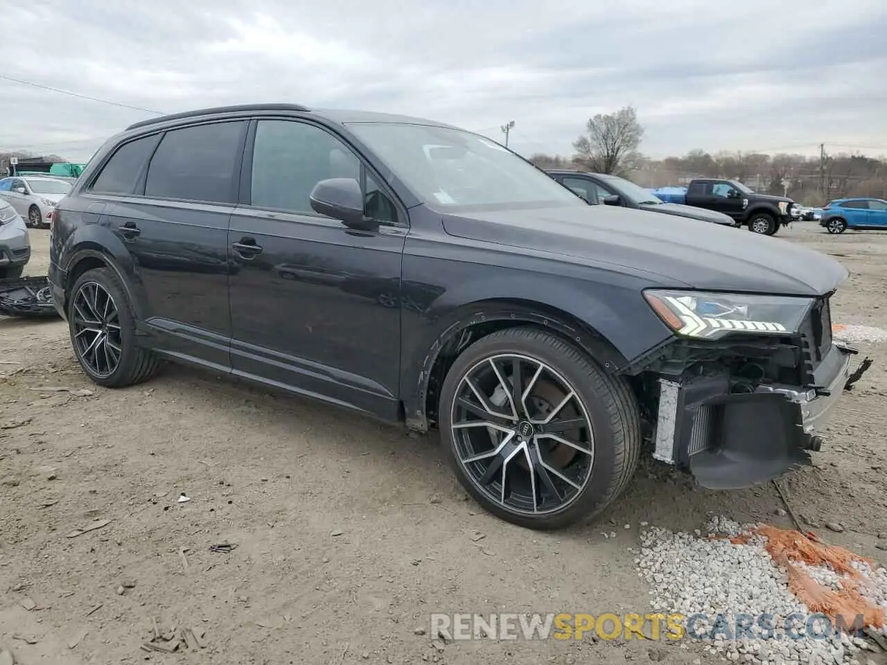 6 fotografías del automóvil dañado WA1VXAF73MD039119 AUDI Q7 2021
