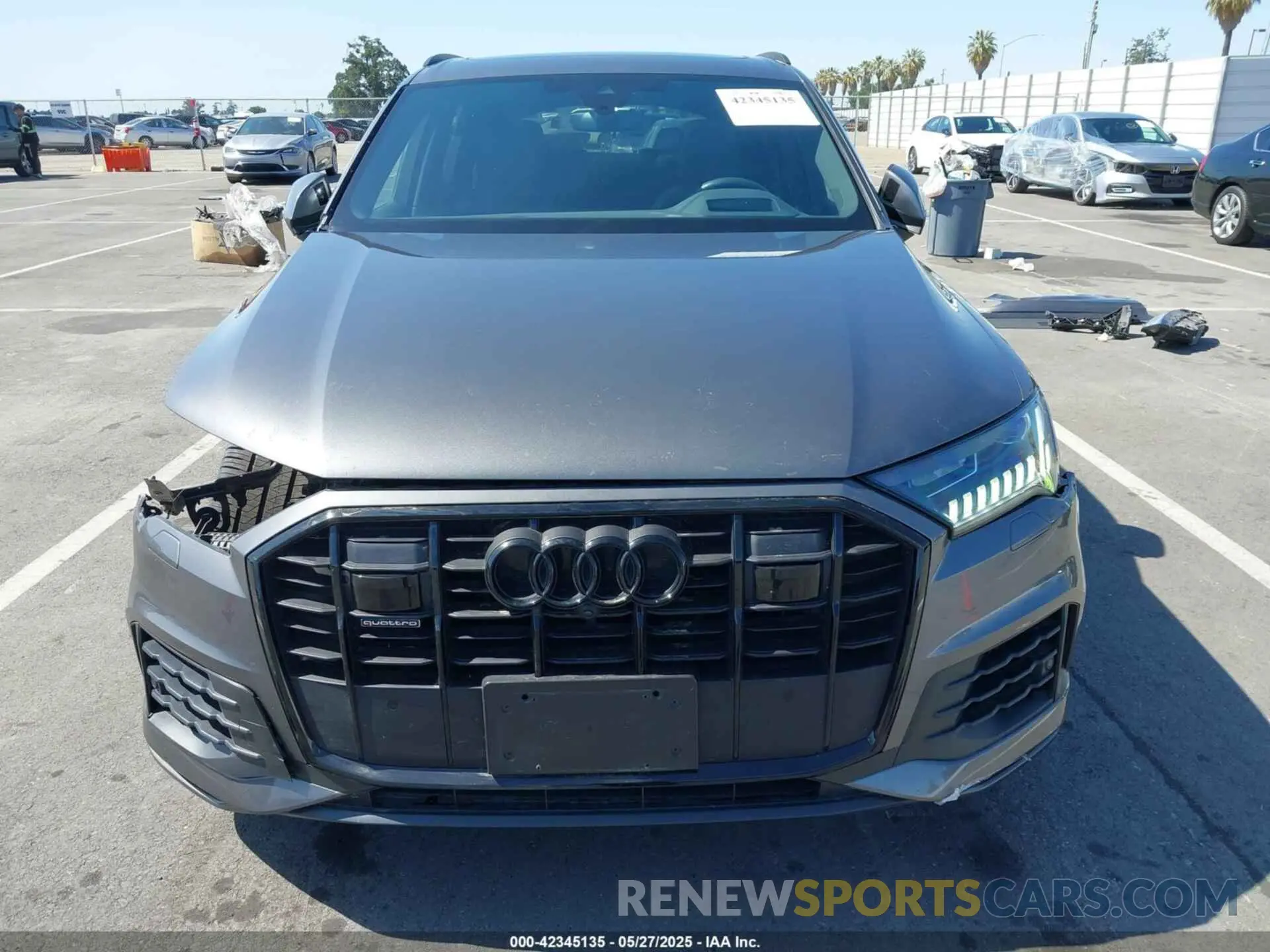 13 fotografías del automóvil dañado WA1VXAF77MD035798 AUDI Q7 2021
