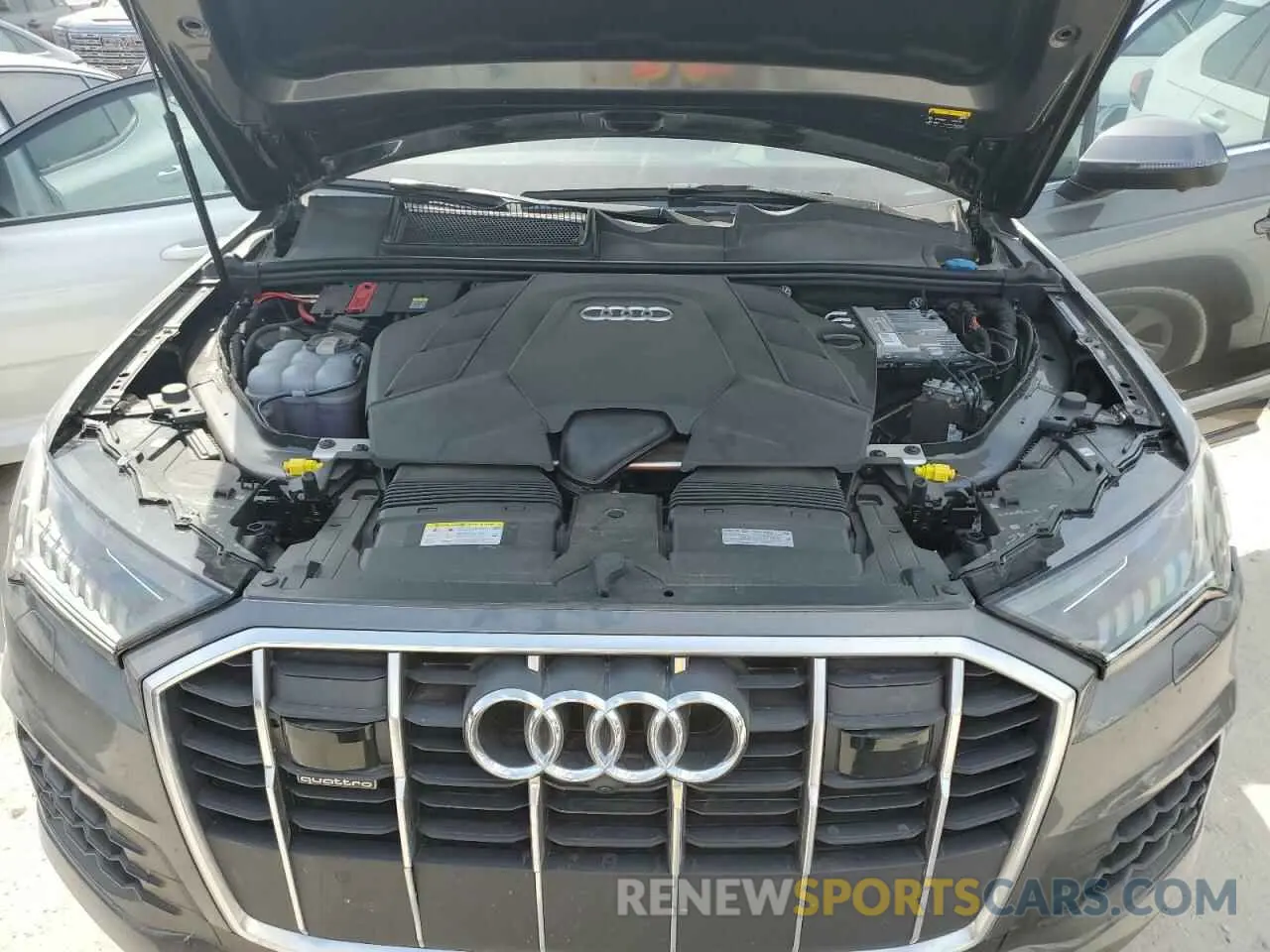 12 fotografías del automóvil dañado WA1VXAF7XMD028117 AUDI Q7 2021