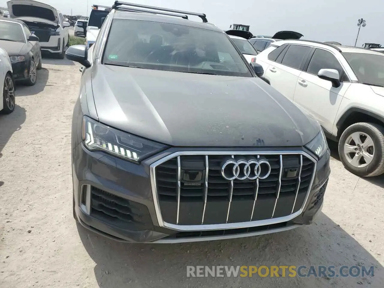 5 fotografías del automóvil dañado WA1VXAF7XMD028117 AUDI Q7 2021