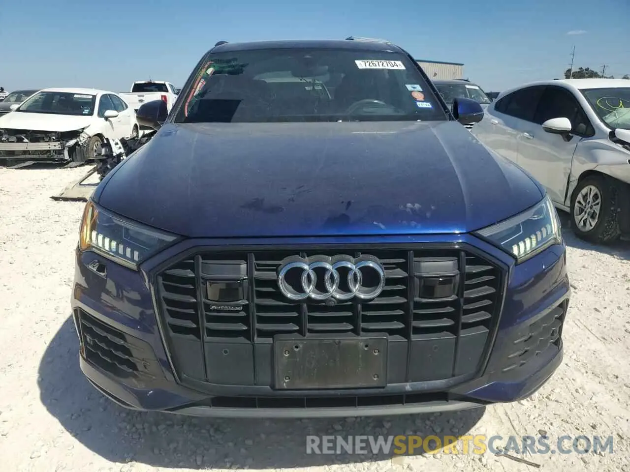 5 fotografías del automóvil dañado WA1VXBF75MD013403 AUDI Q7 2021