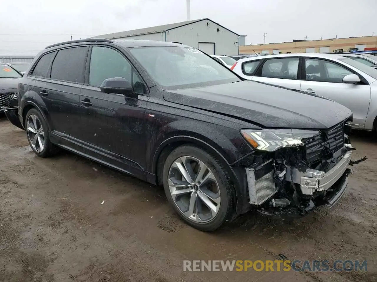 4 fotografías del automóvil dañado WA1WXAF71MD030505 AUDI Q7 2021