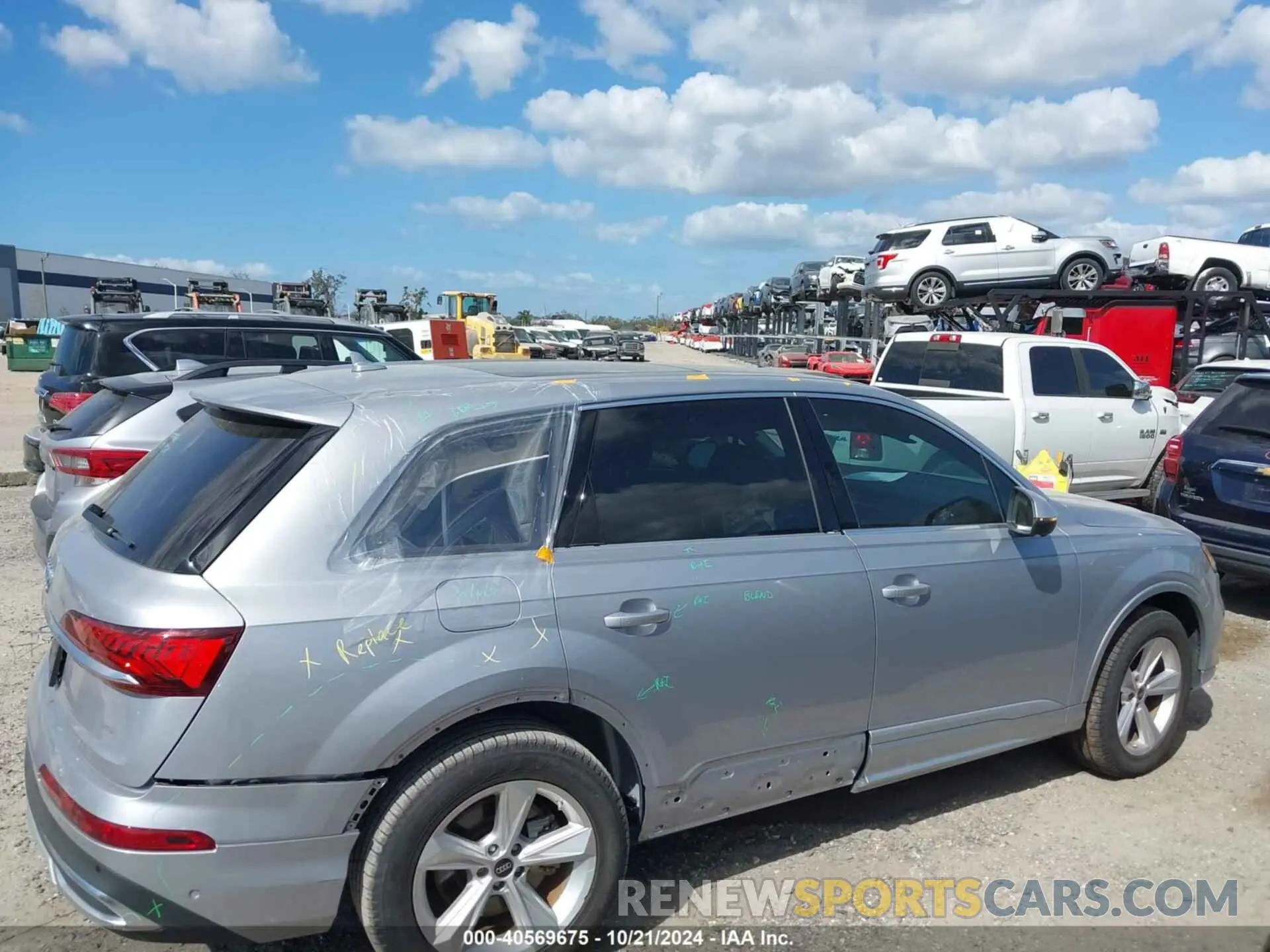 13 fotografías del automóvil dañado WA1AJBF70ND021457 AUDI Q7 2022