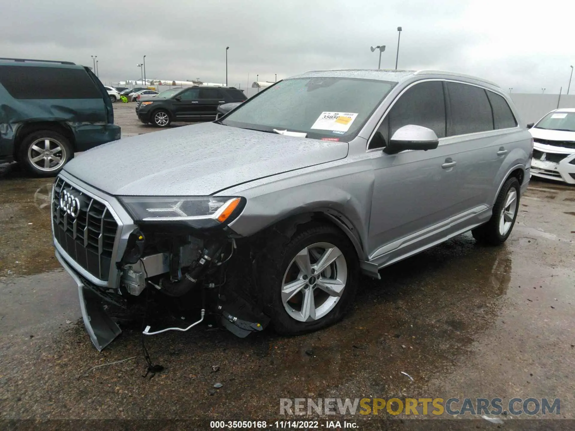 2 fotografías del automóvil dañado WA1AJBF72ND002697 AUDI Q7 2022