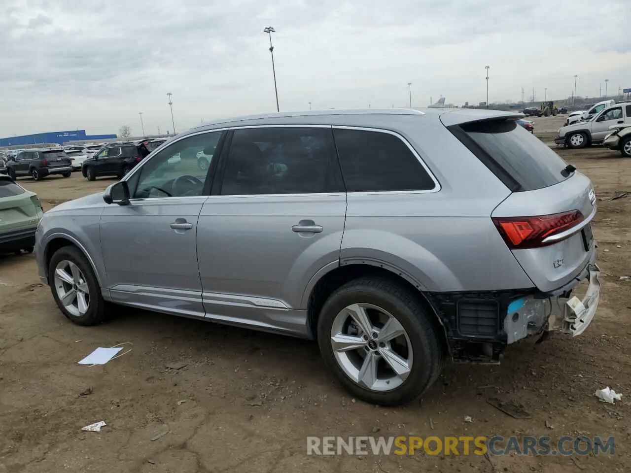 2 fotografías del automóvil dañado WA1AJBF77ND012075 AUDI Q7 2022