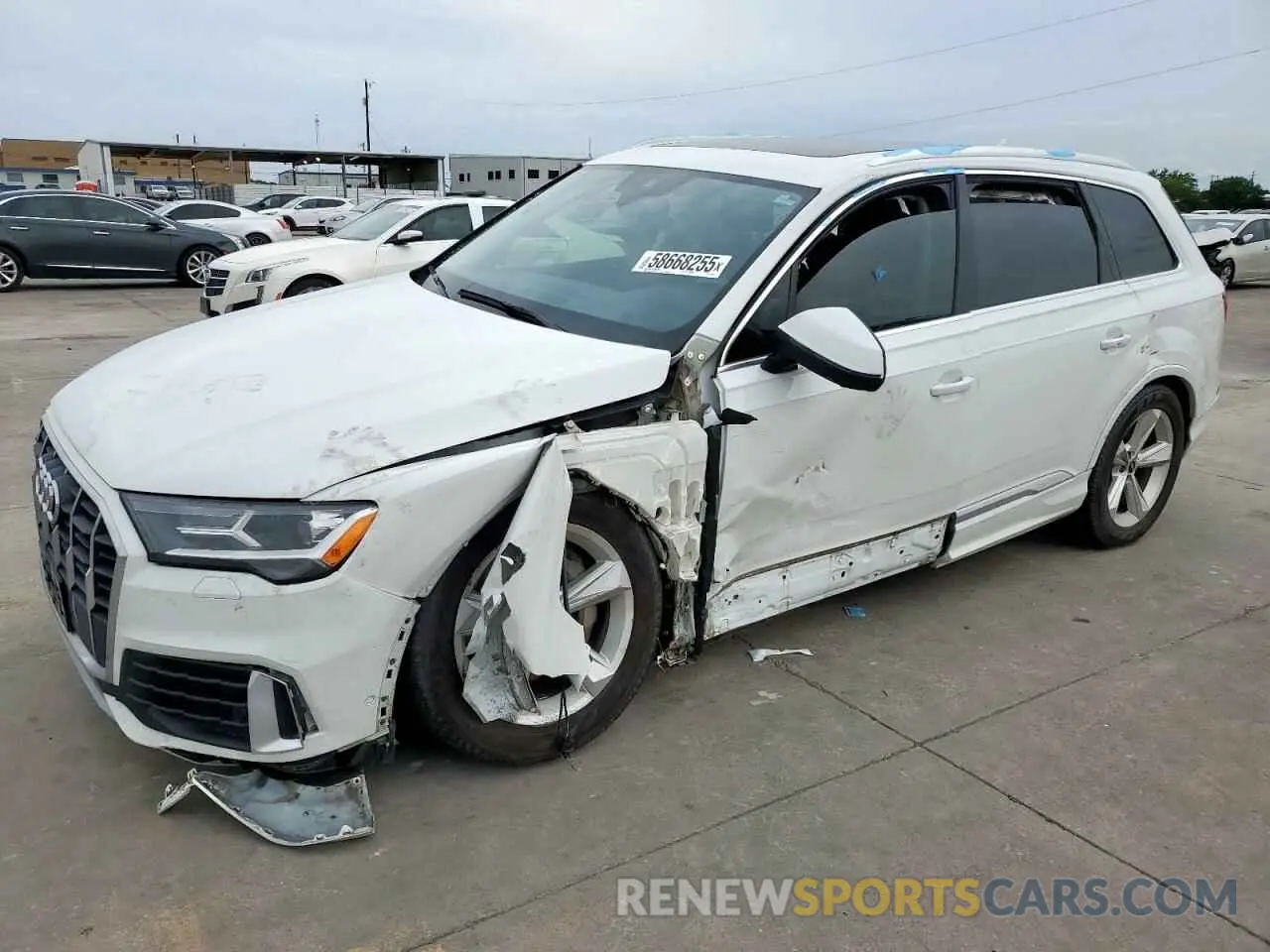 1 fotografías del automóvil dañado WA1AJBF78ND014501 AUDI Q7 2022