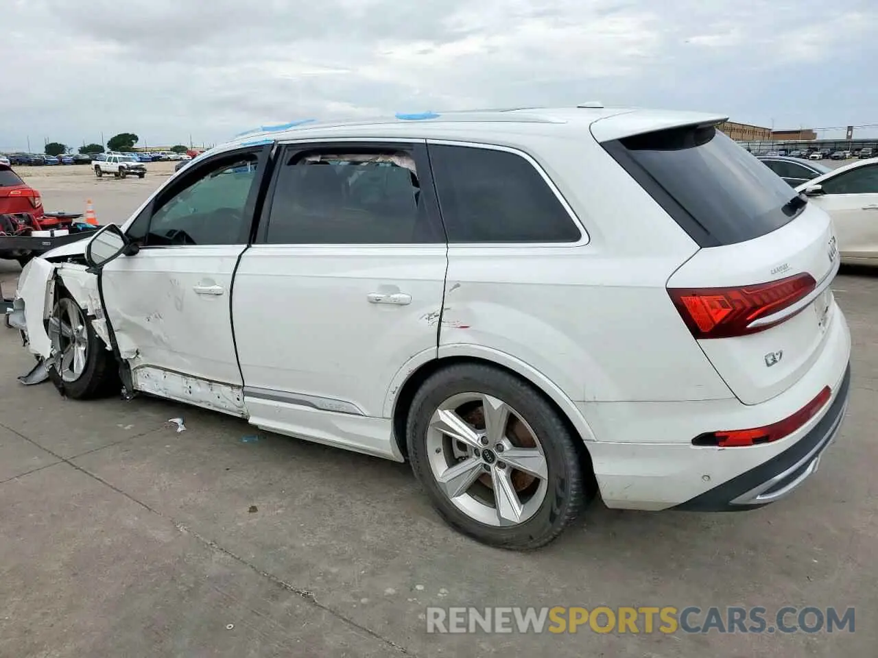 2 fotografías del automóvil dañado WA1AJBF78ND014501 AUDI Q7 2022