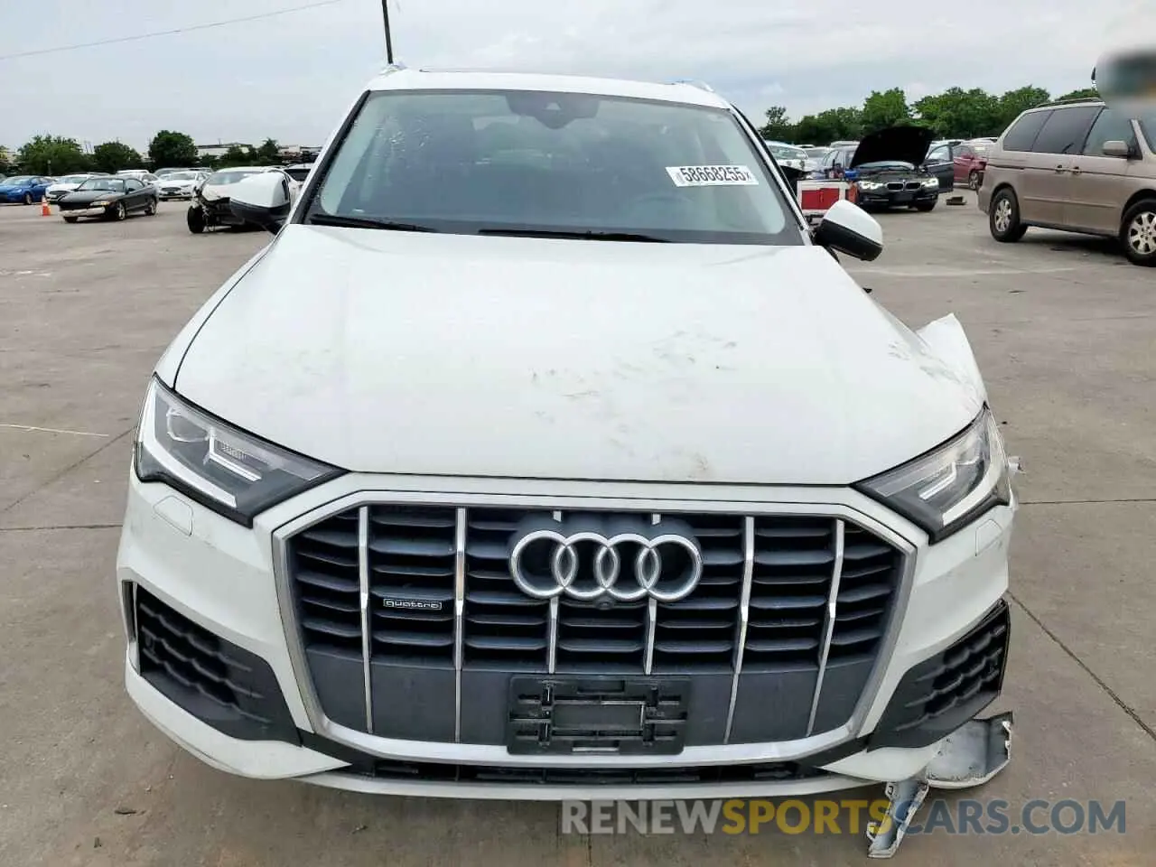 5 fotografías del automóvil dañado WA1AJBF78ND014501 AUDI Q7 2022