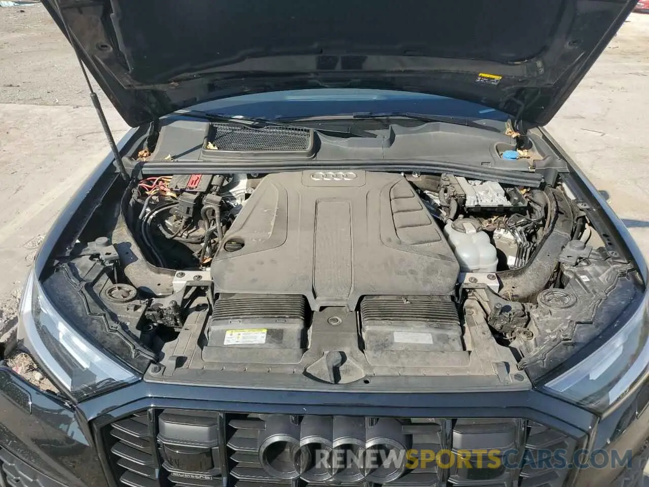 12 fotografías del automóvil dañado WA1LJBF73ND008159 AUDI Q7 2022