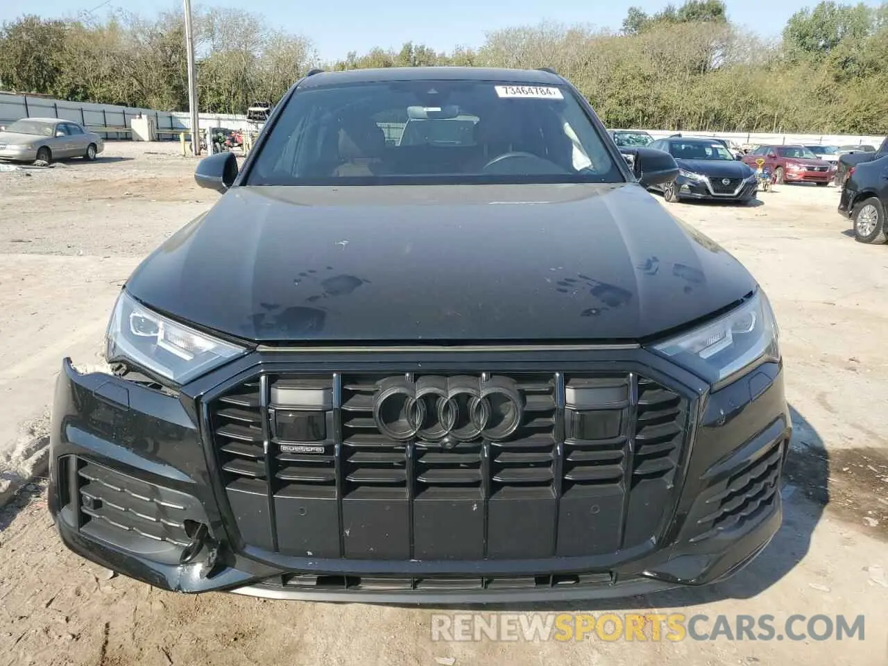 5 fotografías del automóvil dañado WA1LJBF73ND008159 AUDI Q7 2022