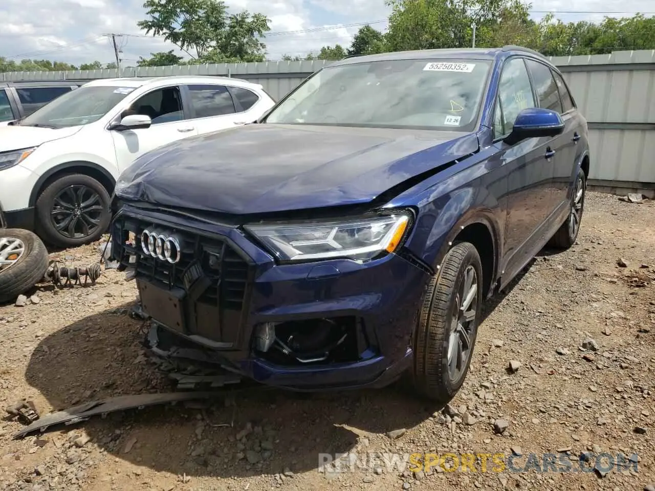 2 fotografías del automóvil dañado WA1LJBF78ND005449 AUDI Q7 2022