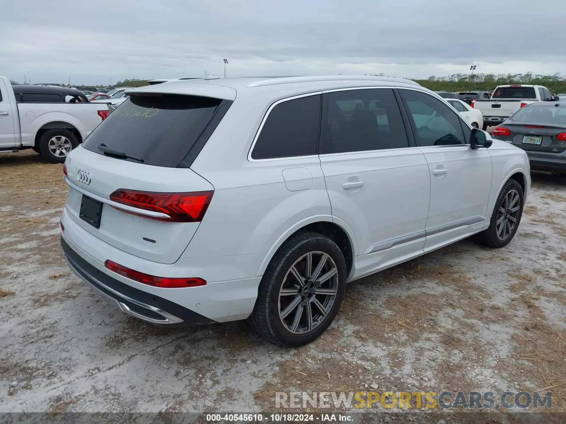 4 fotografías del automóvil dañado WA1LJBF78ND007198 AUDI Q7 2022